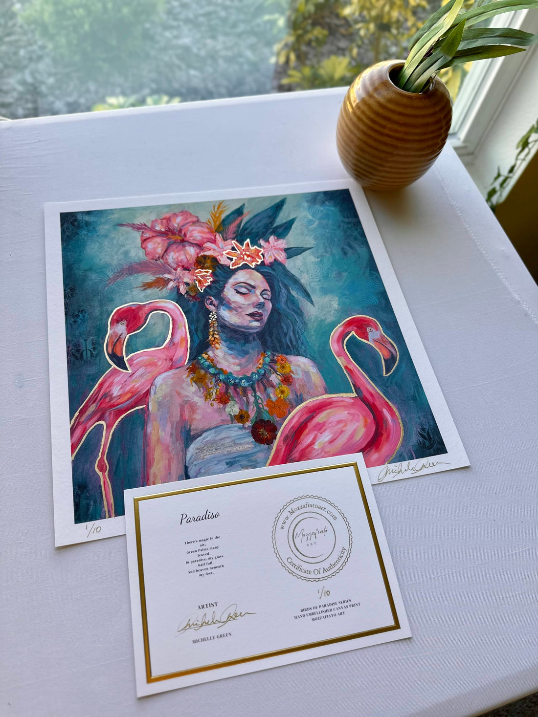 "Paradiso" Limited Edition Art Print 12x12