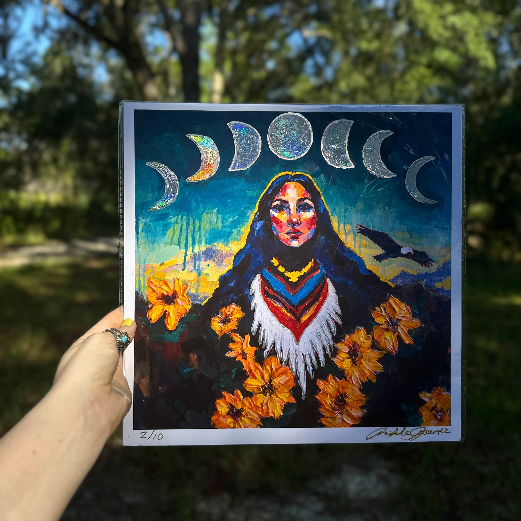 "Luna" Fine Art Print 12x12