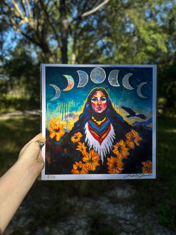 "Luna" Fine Art Print 12x12
