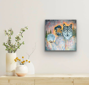 "Lunar Visions" Signed Canvas Print