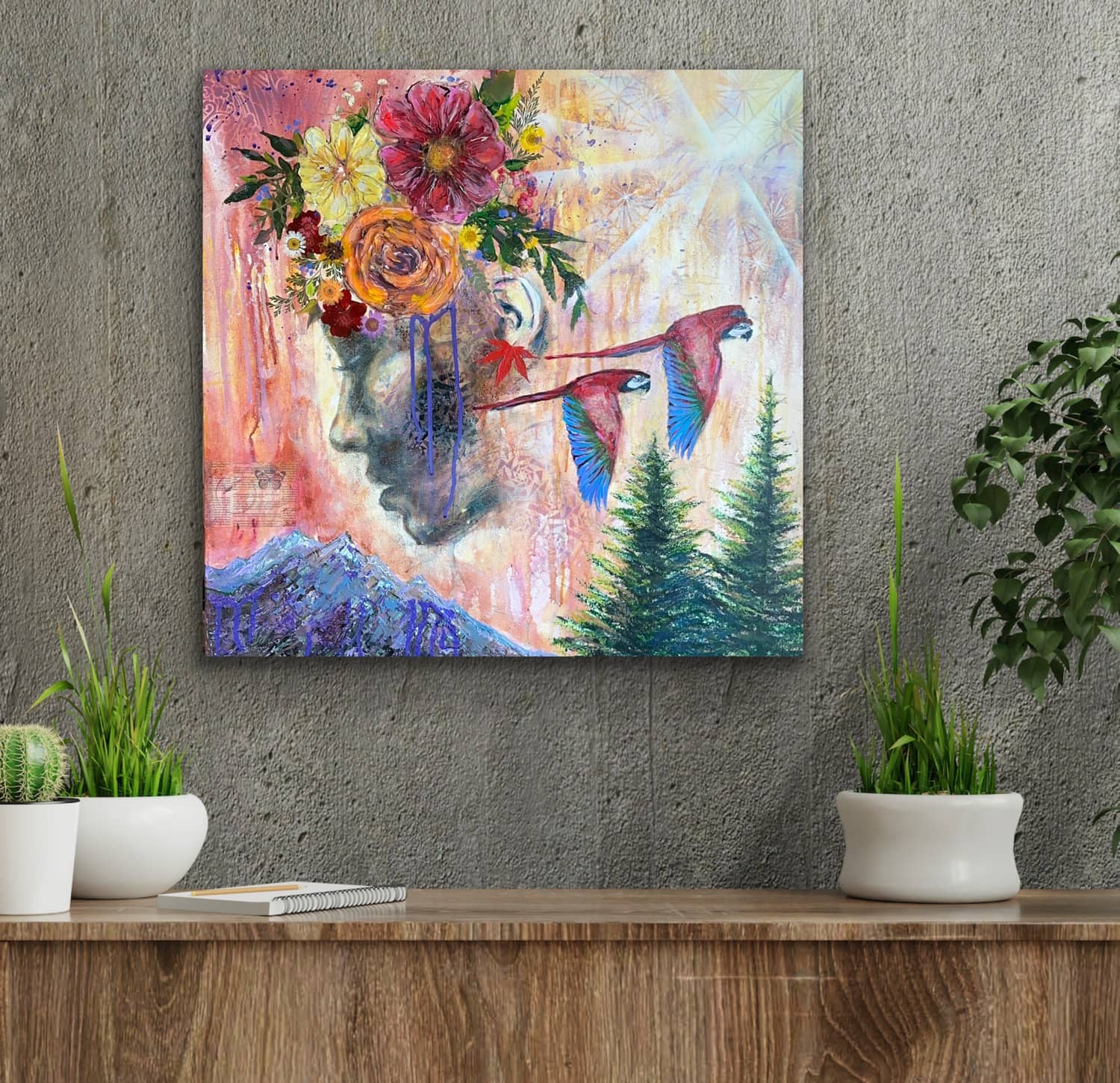 "Safe Passage" Signed Giclee Canvas Print