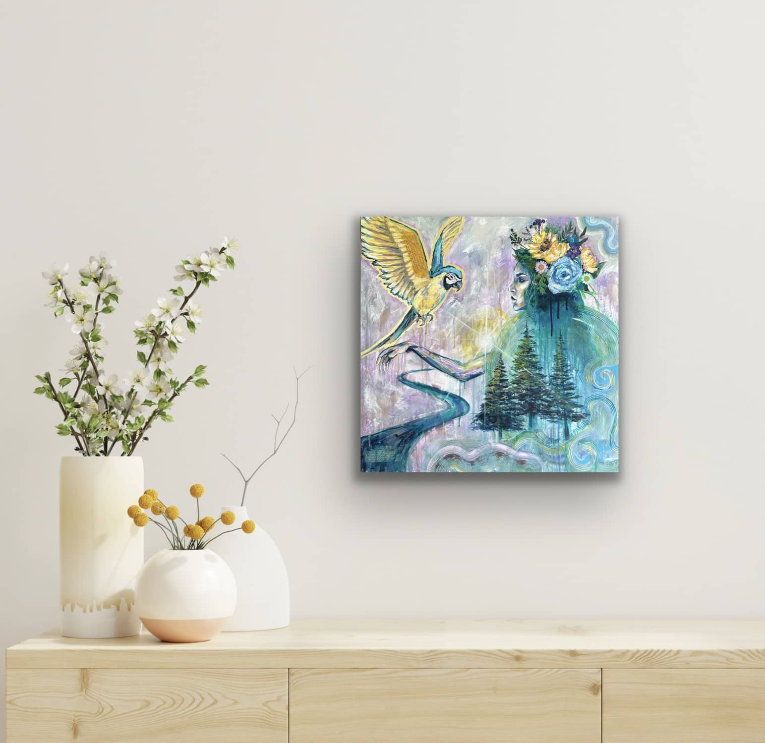 "New Light" Signed Canvas Print