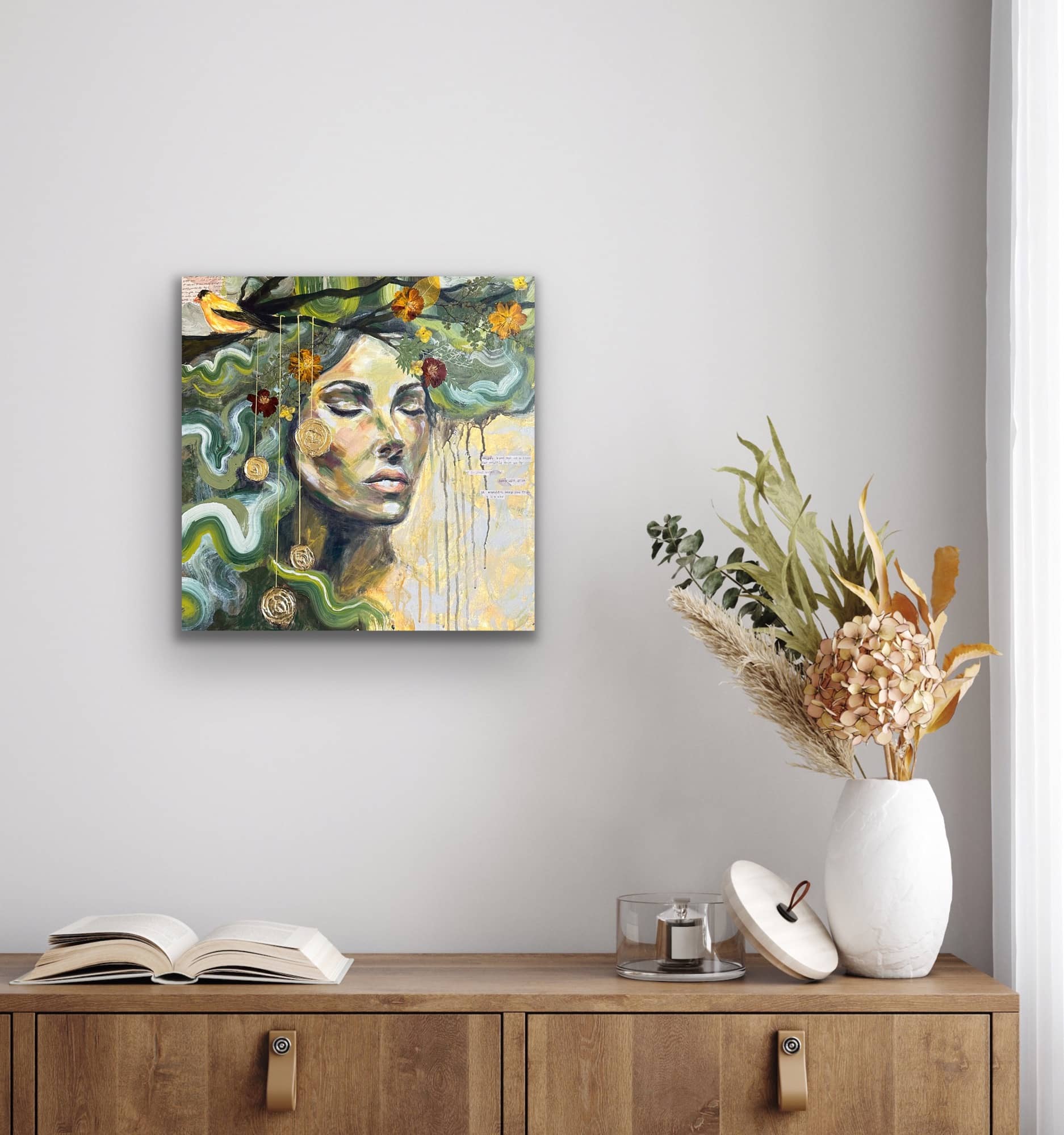 "Perspicacity" Signed Canvas Print