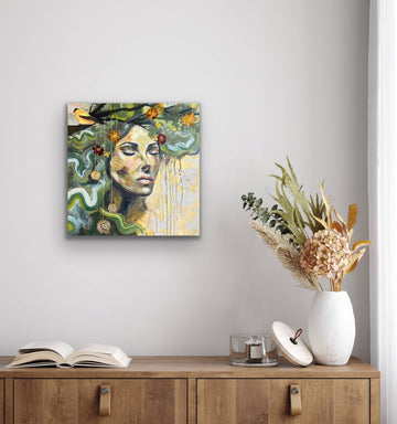 "Perspicacity" Signed Canvas Print