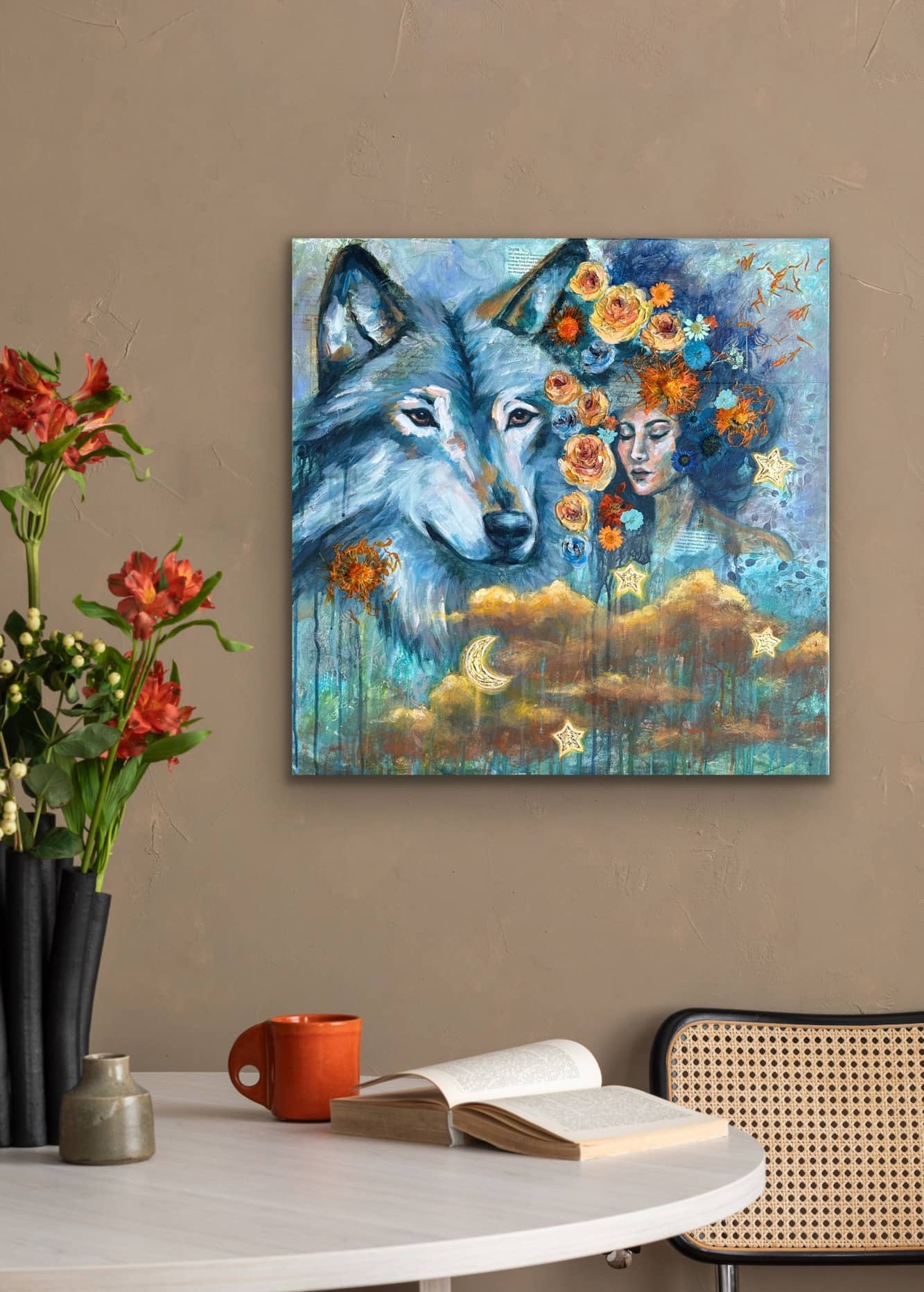 "Sanguine" Canvas Print Signed