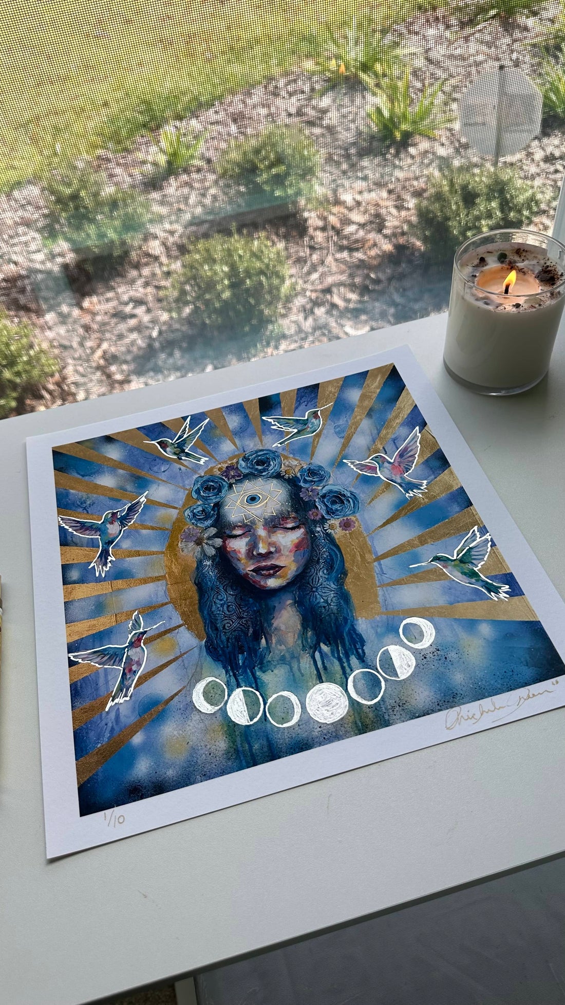 "Shanti" Fine Art Print 12x12