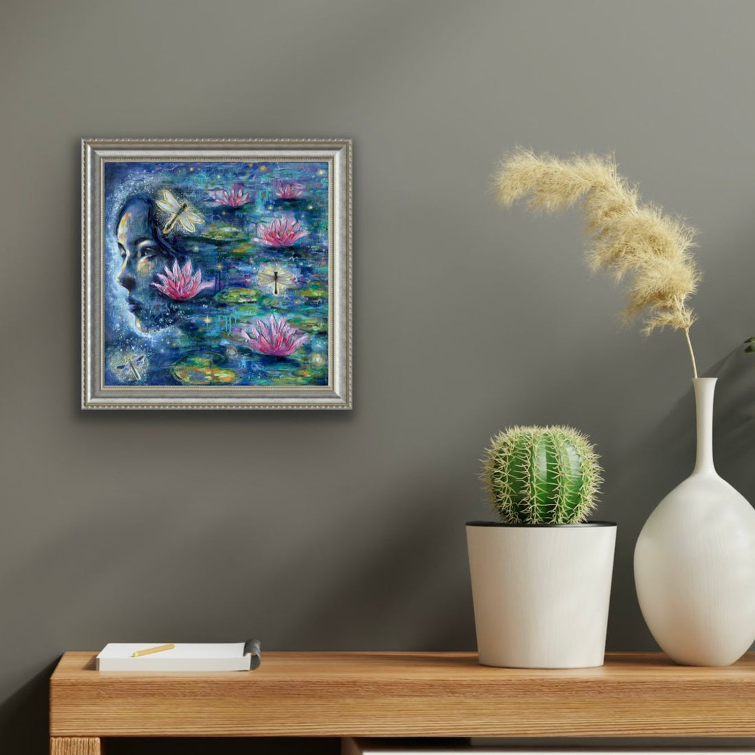 "Still Waters Run Deep" Signed 8x8 Art Print