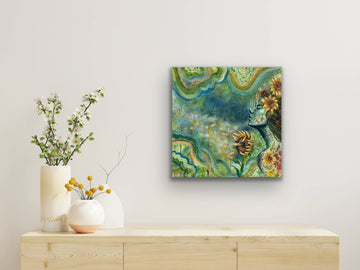 "Sunflower Dreams" Canvas Print Signed
