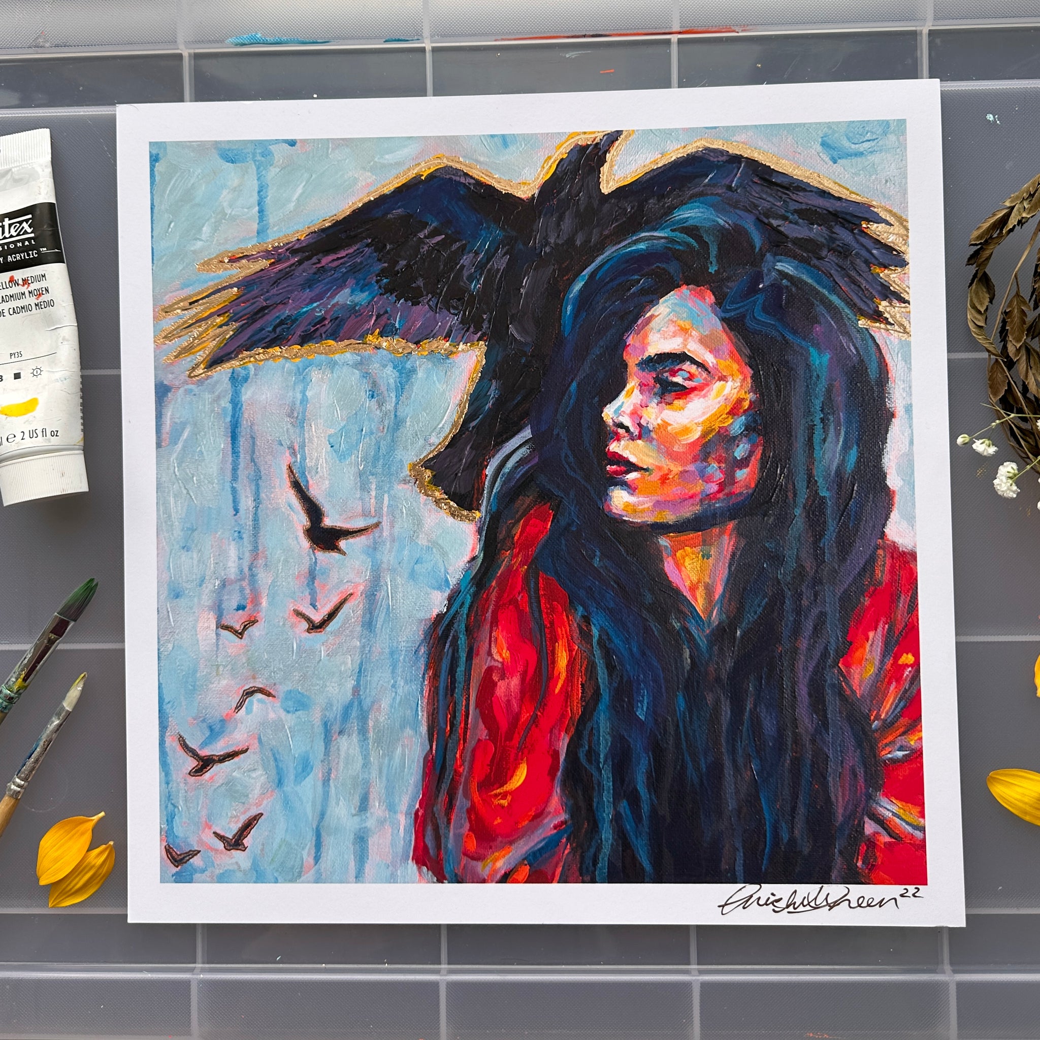 "Symptomania" Fine Art Print 12x12