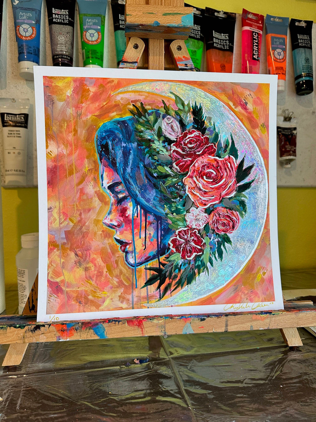 "The Moon's Gift" Fine Art Print 12x12