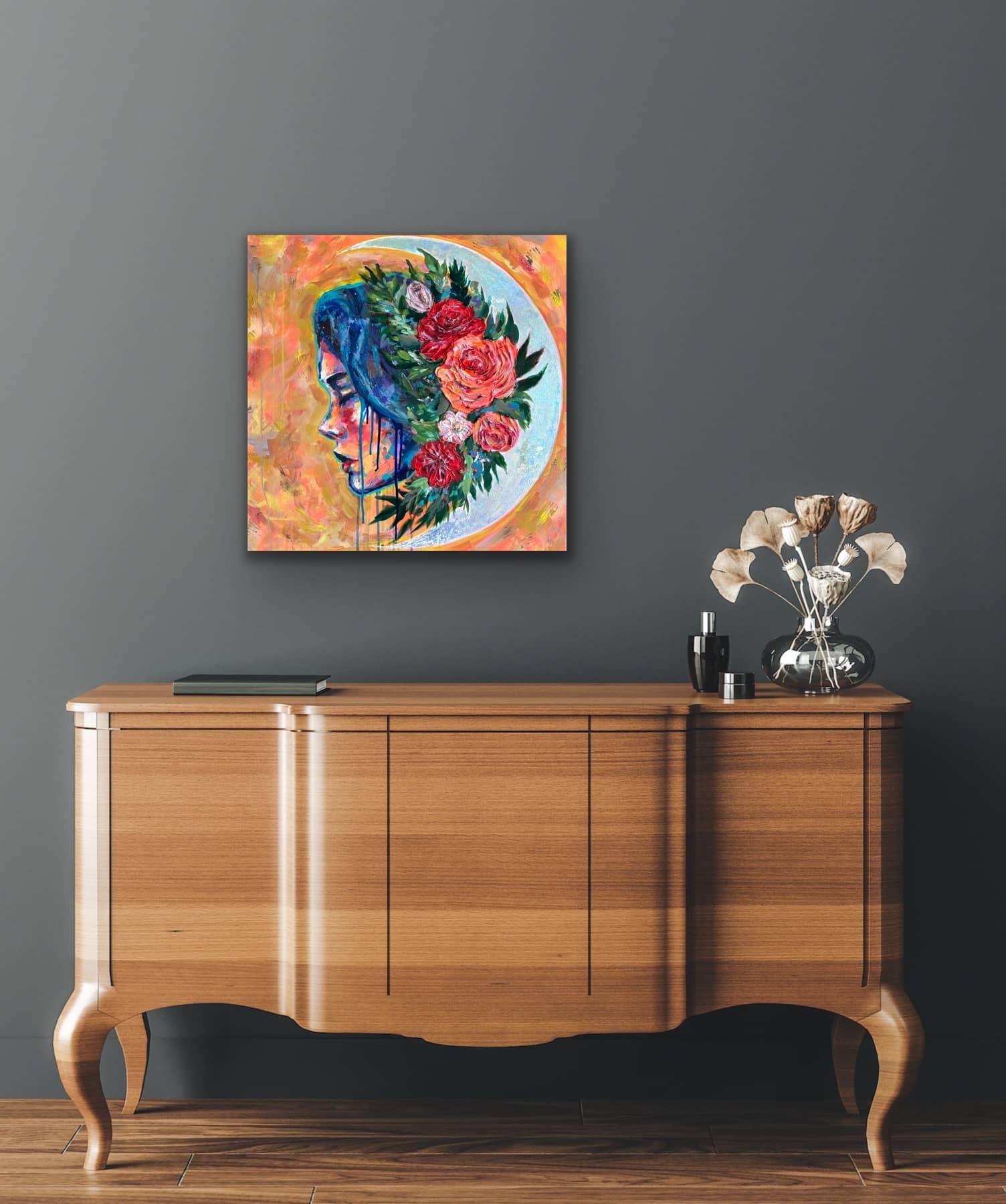 "The Moon's Gift" Signed Canvas Print