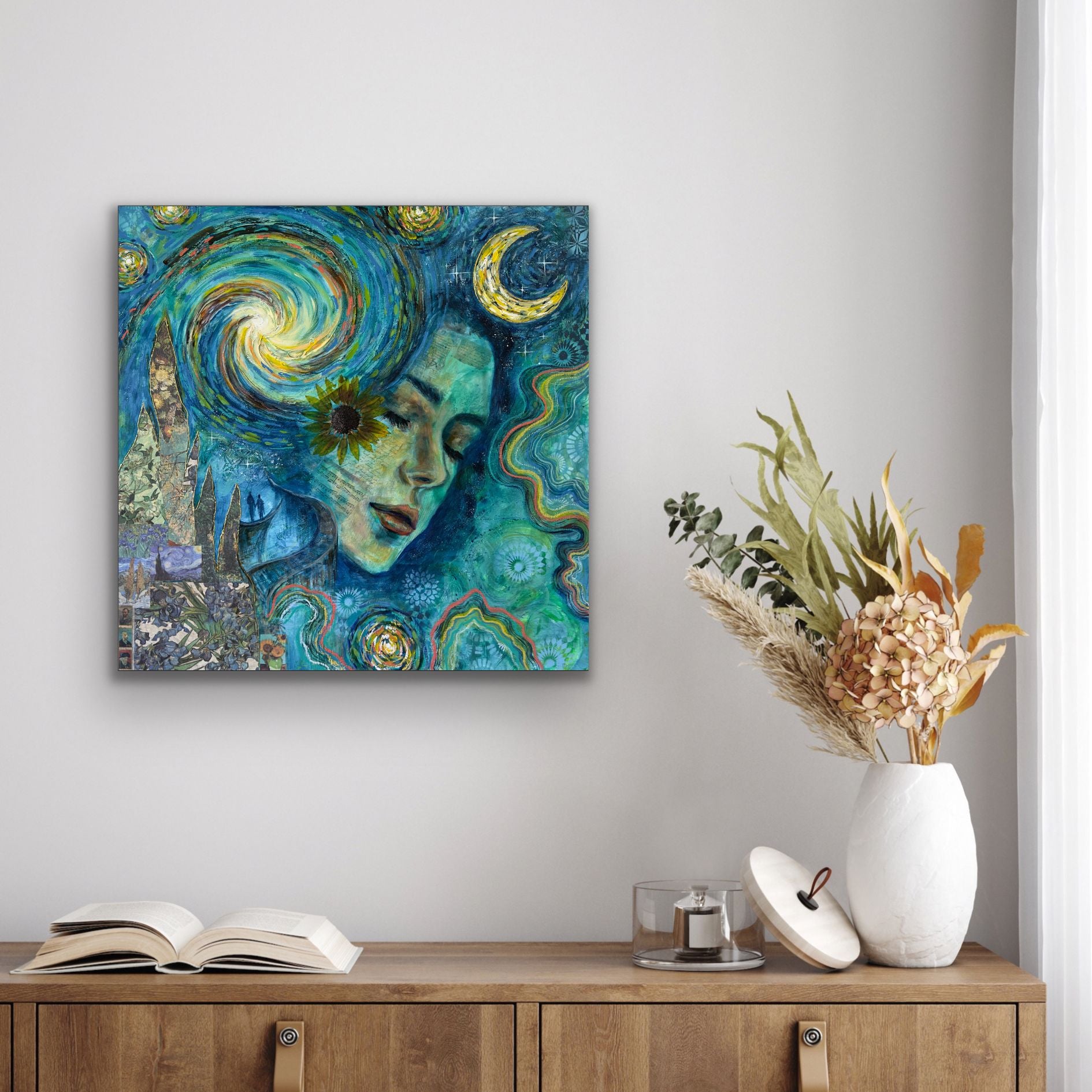 "Bridge To The Divine" Signed Canvas Print