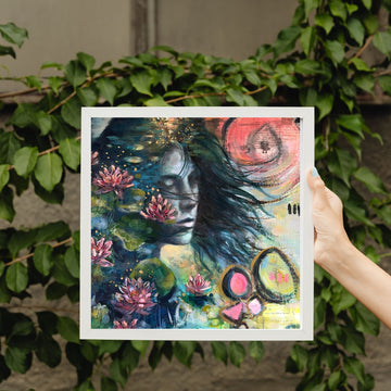 "Elysium" Hand Embellished LE Print 12x12