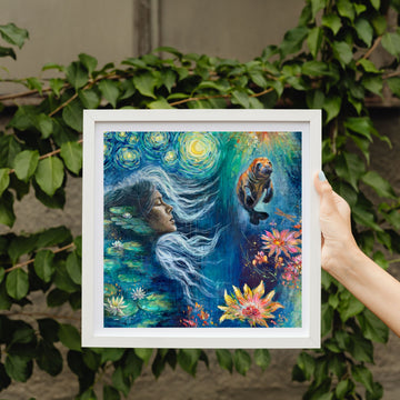 "Destiny's Hymn" Hand Embellished LE Print 12x12