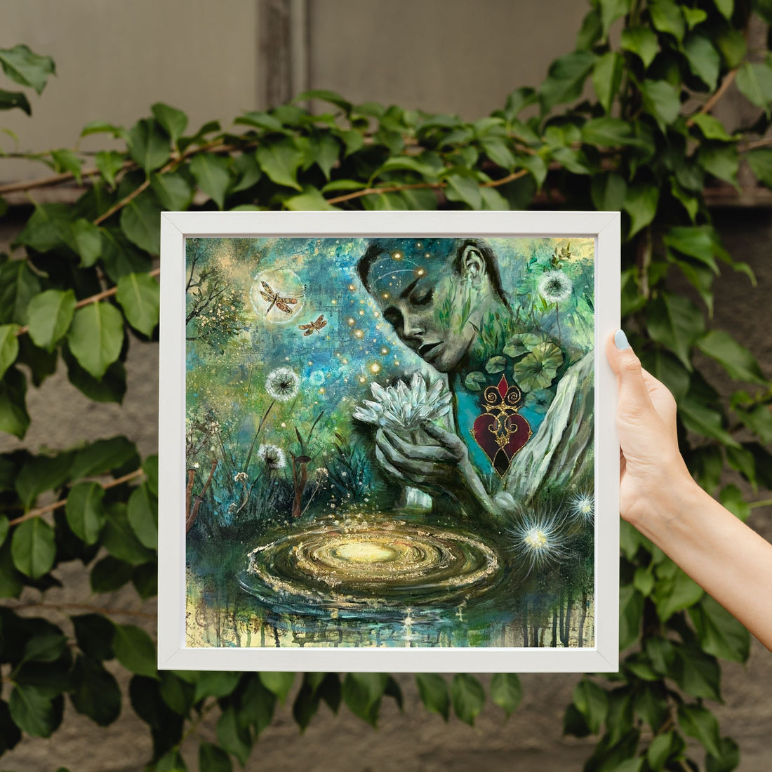 "The Light She Carried" Limited Edition Print 12x12 Signed