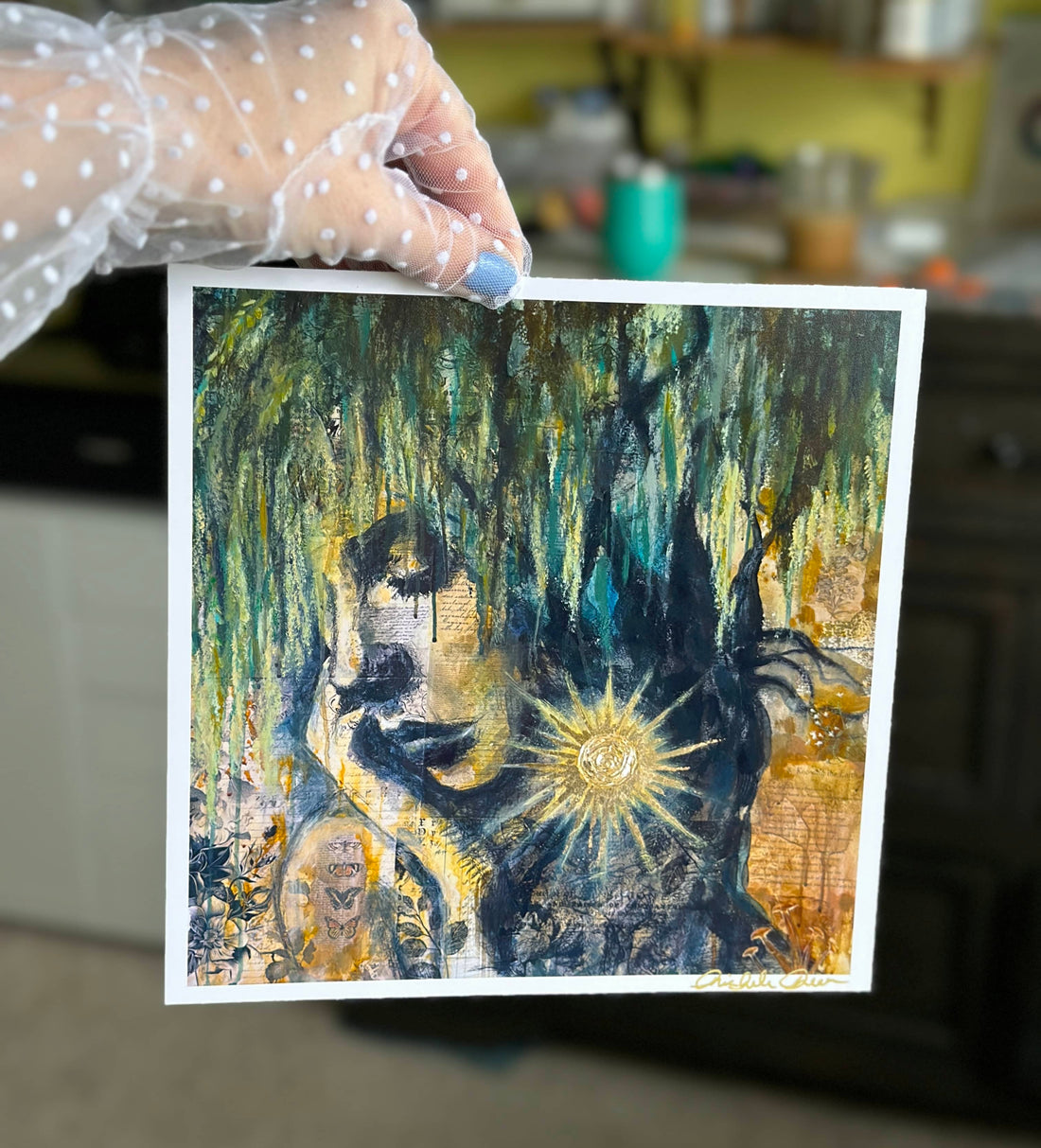 "Willow Spirit" Mini 8x8 Art Print Signed