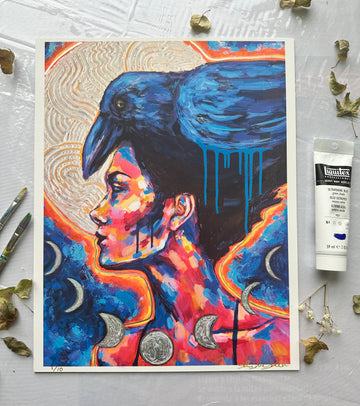 "Wisdom's Light Fine Art Print 11x14