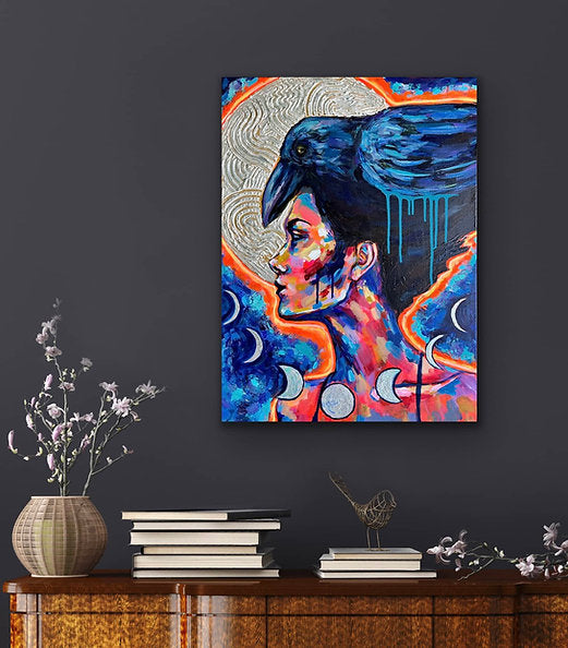 "Wisdom's Light" Original 18x24 Painting On Canvas