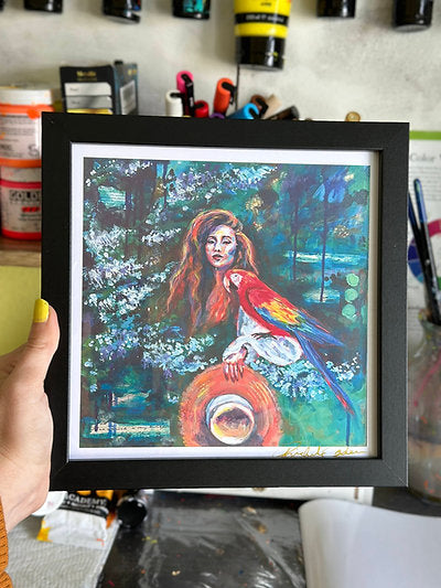 "A Friend To Call Home" 8x8 Art Print Signed
