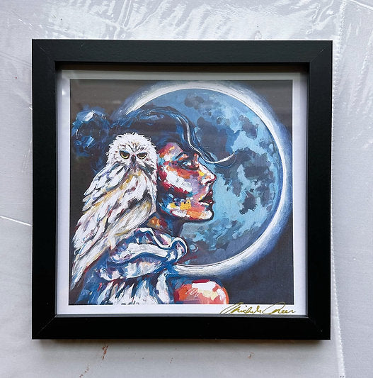 "Blue Moon" Fine Art Print 8x8