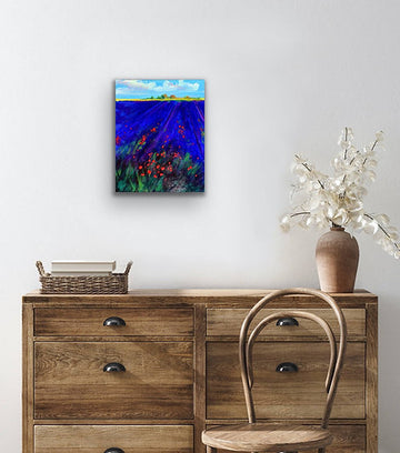 "Flourish" 20x16 Acrylic Stretched Canvas