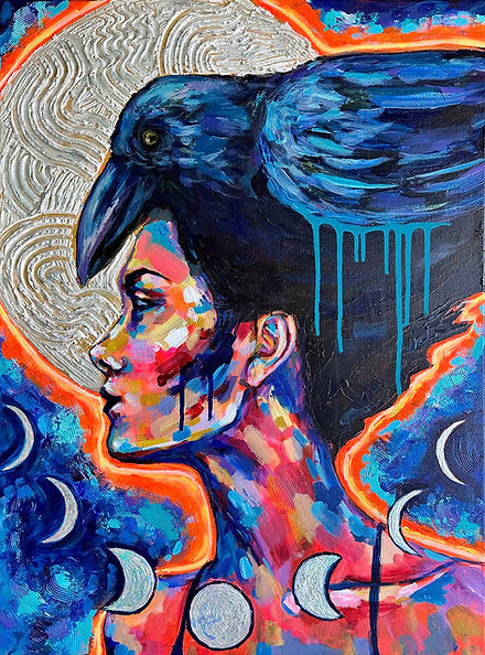 "Wisdom's Light" Original 18x24 Painting On Canvas