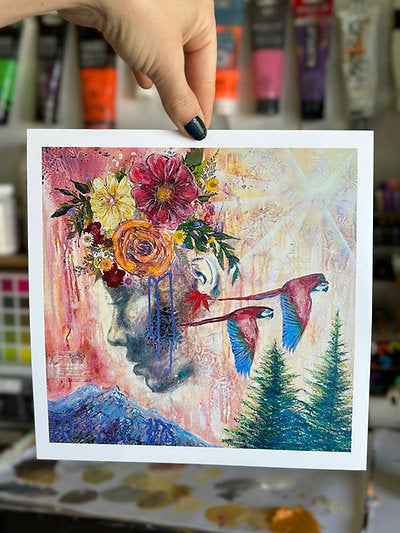 "Safe Passage" Mini Archival Print 8x8