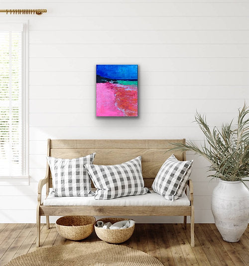 "Mindful Shores" 16x20 Acrylic Stretched Canvas
