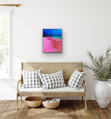 "Mindful Shores" 16x20 Acrylic Stretched Canvas