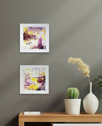 "Creative Alchemy" Original Painting On 12x12 Canvas Panels