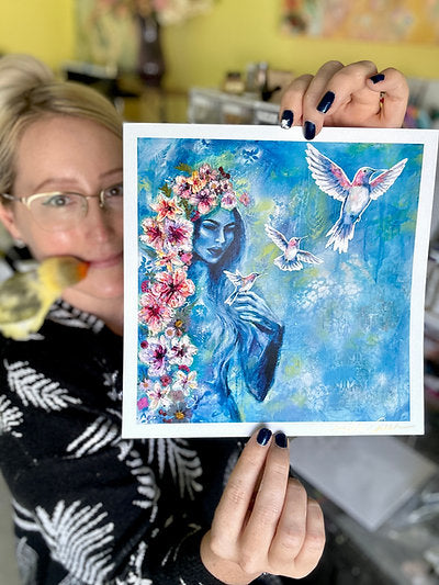 "Taking Flight" Mini 8x8 Print Signed