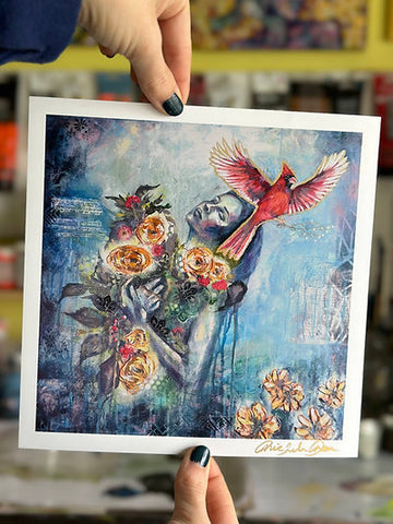 "Secret Garden" Mini Archival Print 8x8