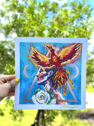 "Phoenix" Fine Art Print 8x8 Open Edition