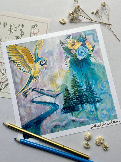 "New Light" 8x8 Mini Print Signed