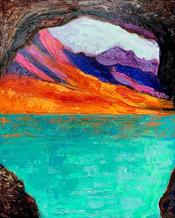 "Secret Place" Acrylic 20x16 Canvas