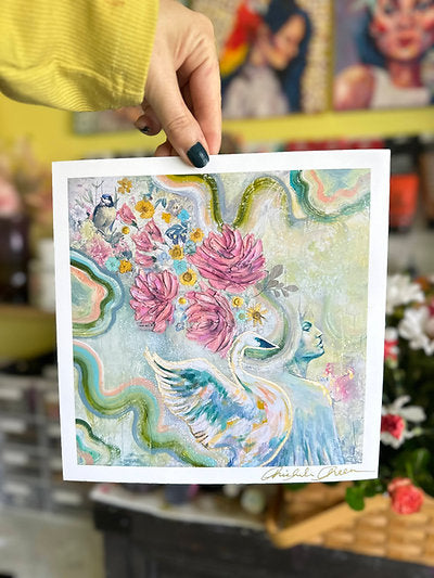 "Nature's Elegance" Mini Print 8x8 Signed