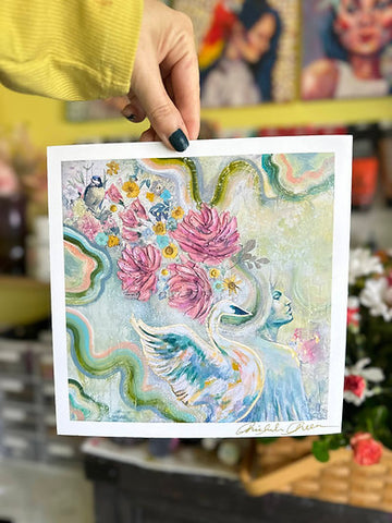 "Nature's Elegance" Mini Print 8x8 Signed