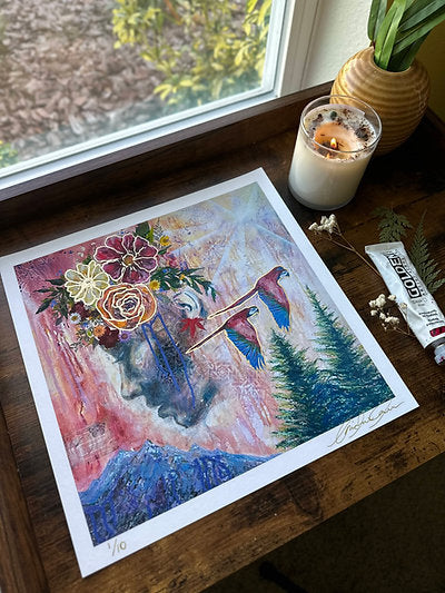 "Safe Passage" Fine Art Print 12x12