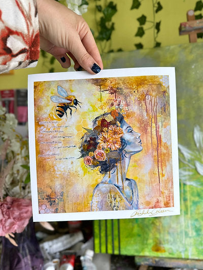 "Honey For Two" 8x8 Mini Print Signed