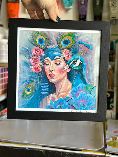 "Plumed Soul" Mini Signed Print 8x8