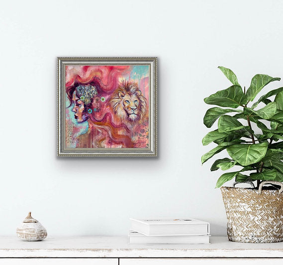 "Celestial Fortitude" Signed Mini Print 8x8