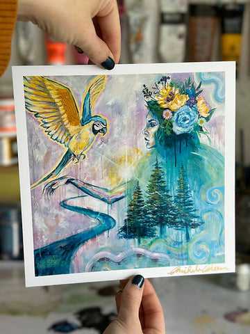 "New Light" 8x8 Mini Print Signed