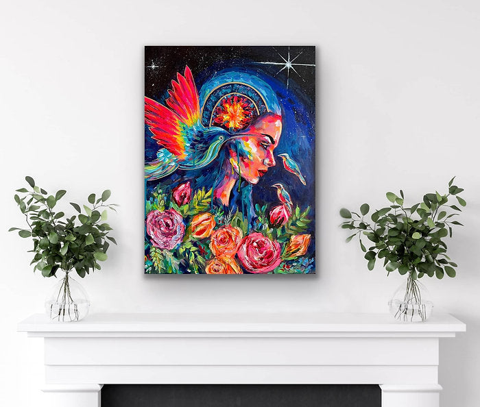 "Creative Spark" 18x24 Original Acrylic on Canvas