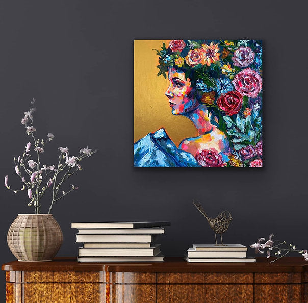 "Willow" 12x12 Original Painting On Wood Canvas