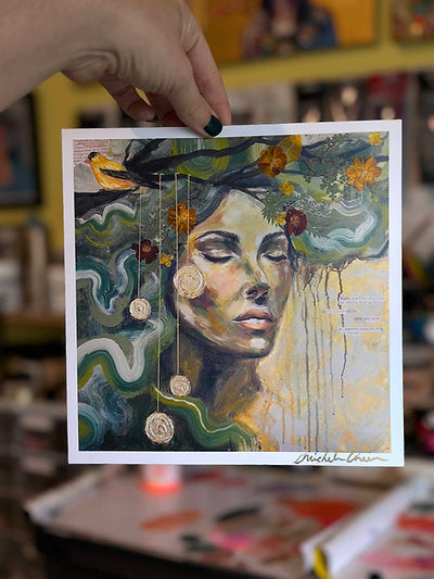 "Pespicacity" Signed Mini Print 8x8