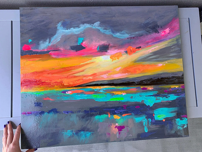 "Creative Limits" 20x24 Acrylic Stretched Canvas