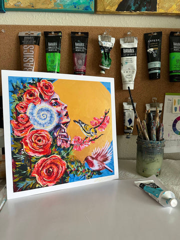 "Stillness Speaks" Fine Art Print 12x12